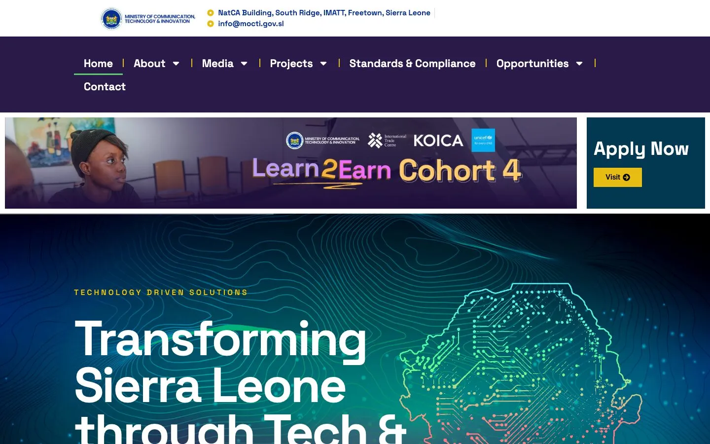 Ministry of Communication, Technology and Innovation: cover image