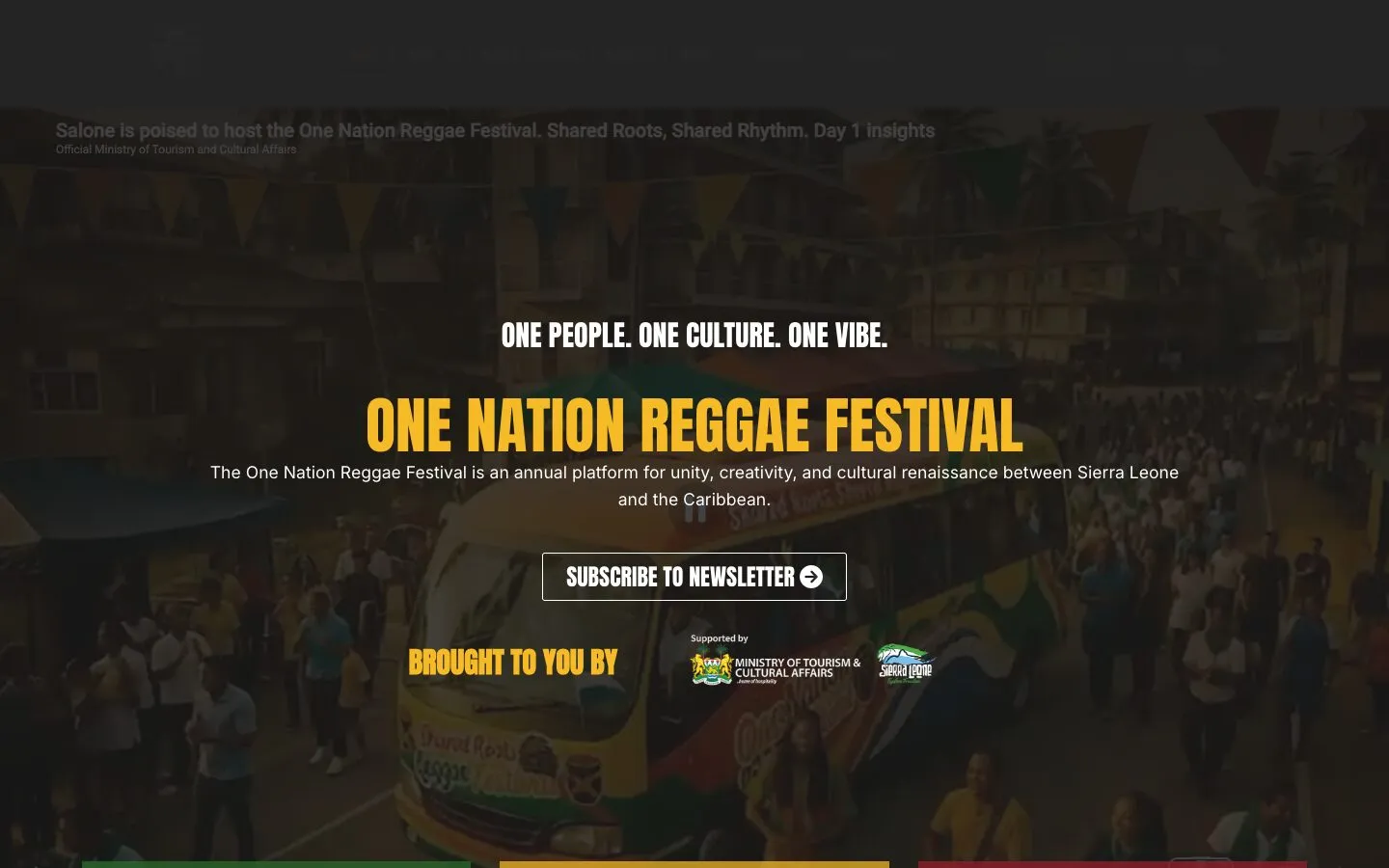 One Nation Reggae Festival: cover image